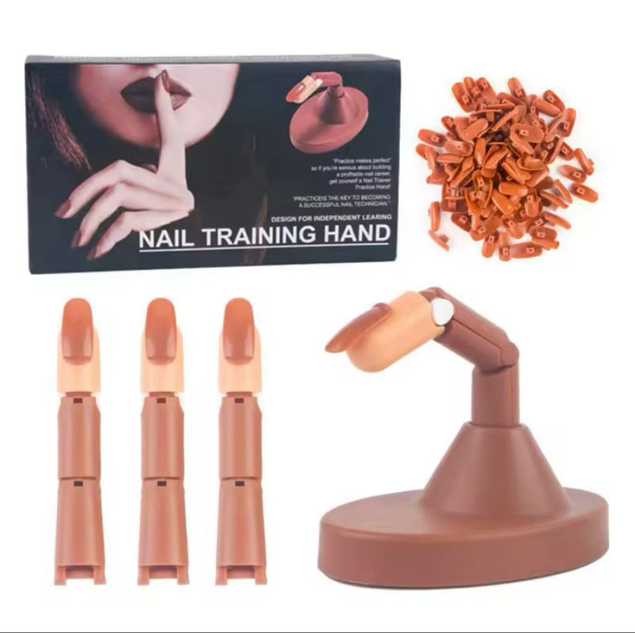 Pack Dedos Articulados Para Práctica De Manicure Profesional