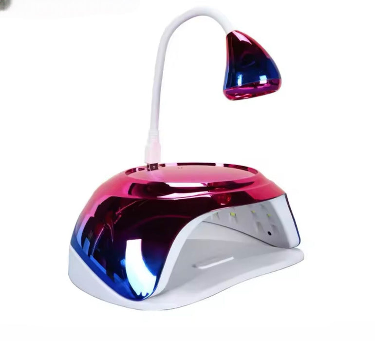 Lámpara Uv/led Para Uñas 360° Con Temporizadores Y Pantalla
