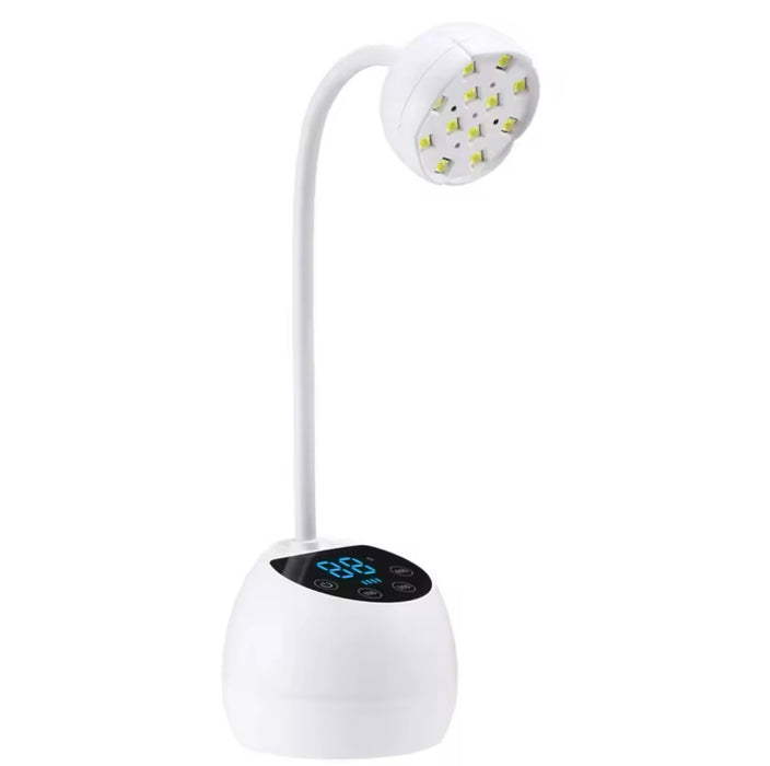 Lámpara Uv/led Para Uñas 360° Con Temporizadores Y Pantalla