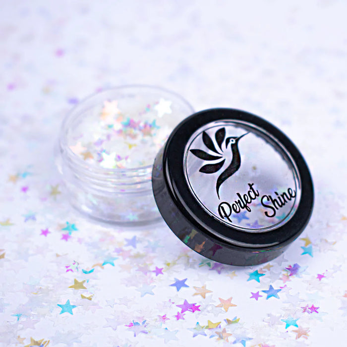 Glitter Rainbow Star Mix