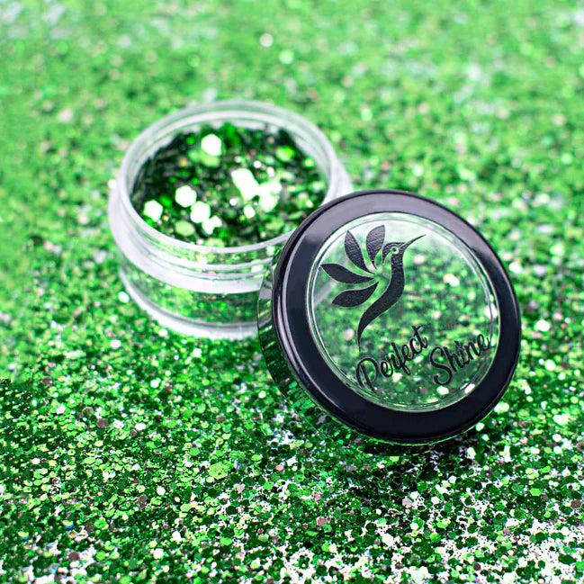 Glitter Glossy Green