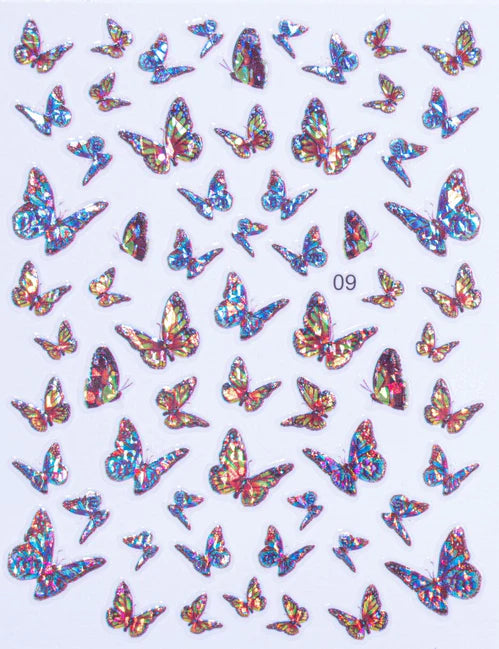 Sticker Mariposas 09
