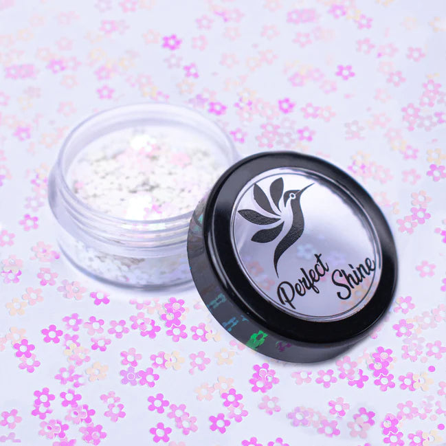 Glitter Flower White Virgin